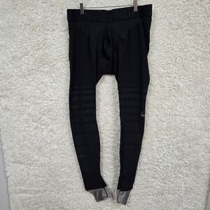 Nike Pro Hyperrecovery Compression Tights Mens XXL Black Athletic Leggings